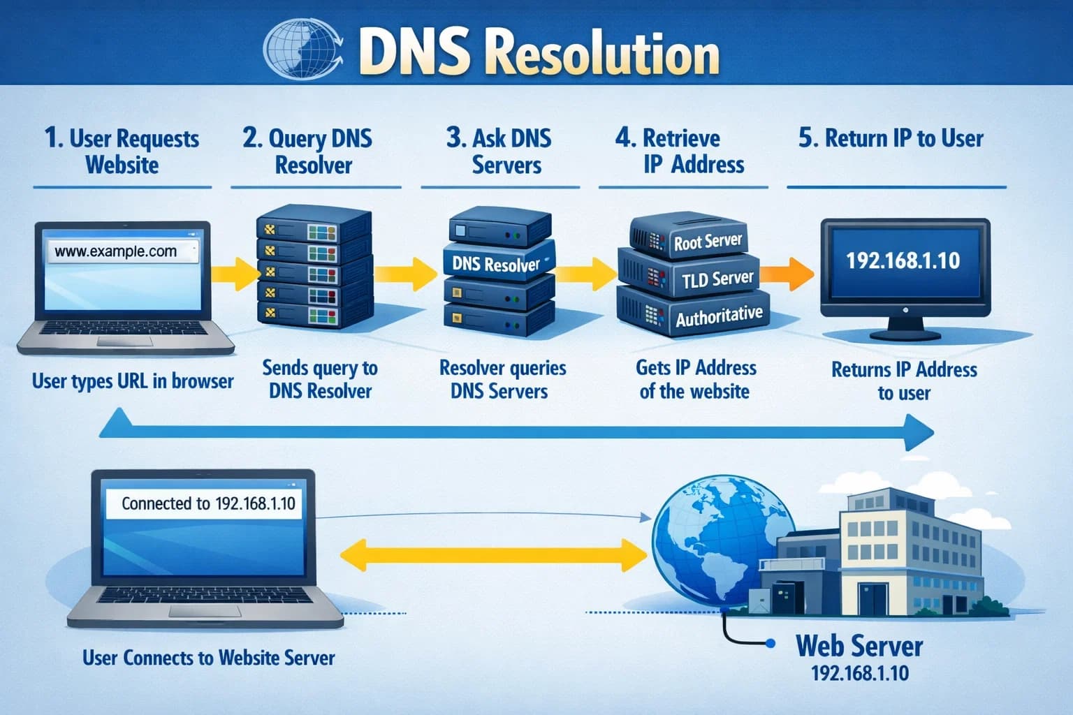 Understanding DNS Resolution using dig