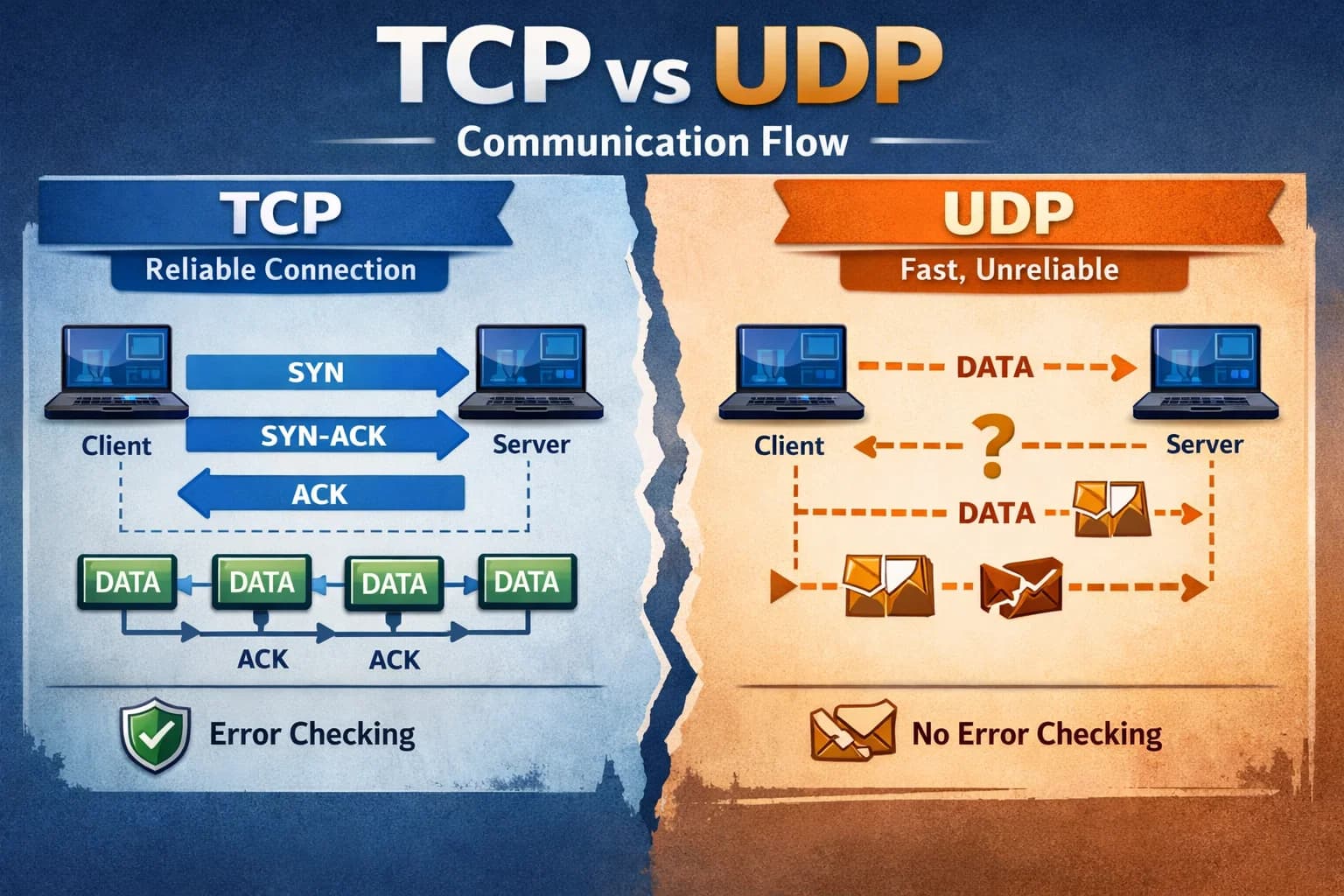 TCP vs UDP: When to Use What, and How TCP Relates to HTTP