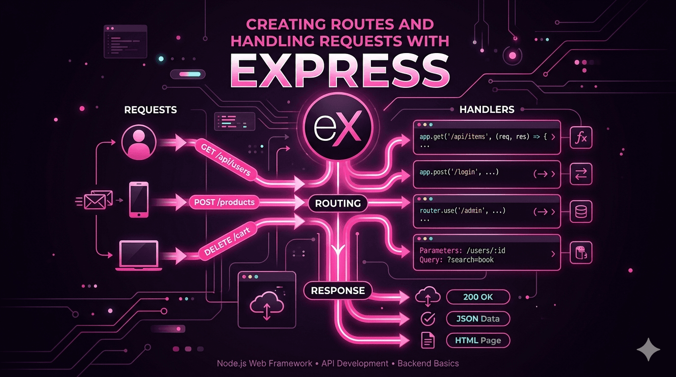 Creating Routes and Handling Requests with Express