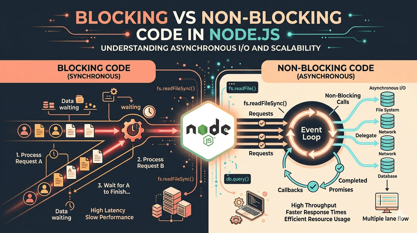 Blocking vs Non-Blocking Code in Node.js