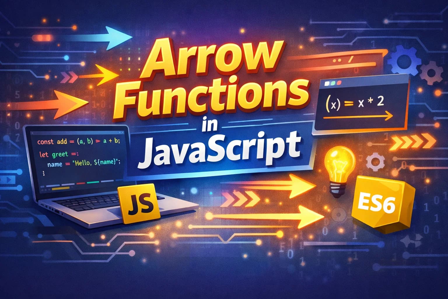 Arrow Functions in JavaScript: A Simpler Way to Write Functions